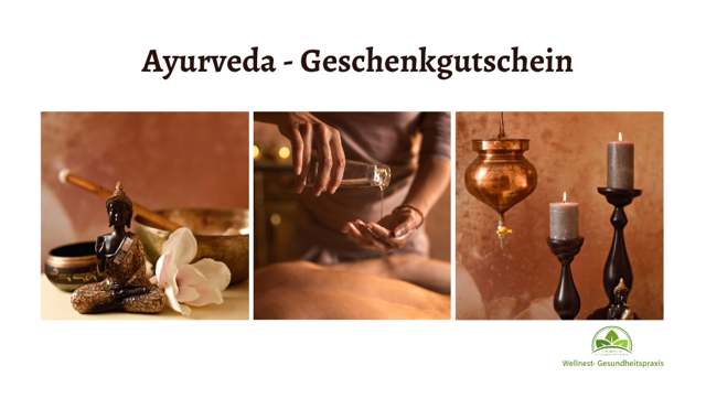 Ayurveda-Geschenkgutschein
