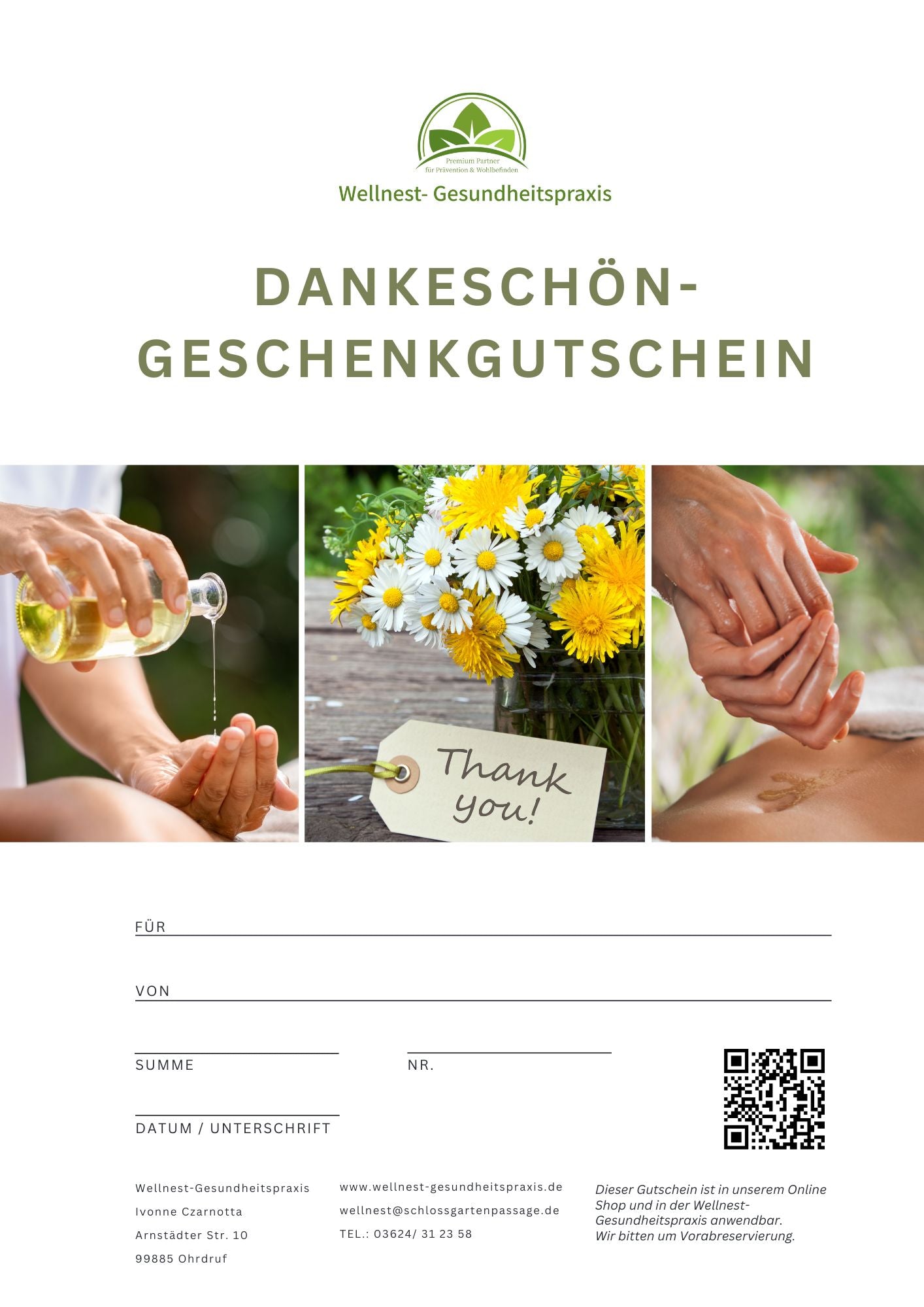 Dankeschön - Geschenkgutschein