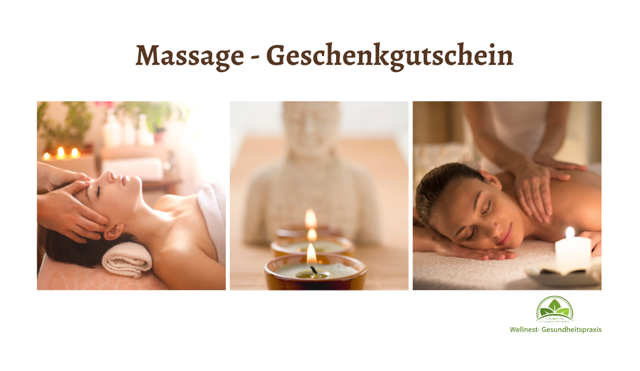 Massage-Geschenkgutschein